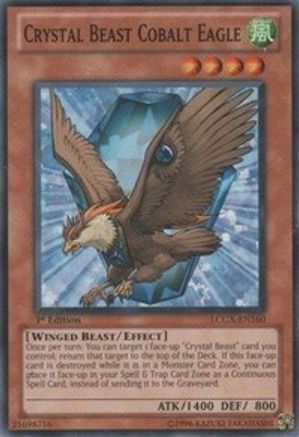 Crystal Beast Cobalt Eagle (LCGX-EN160) - Legendary Collection 2 1st Edition