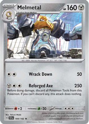 Melmetal 104 - SV07 Stellar Crown Holofoil