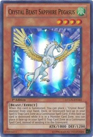 Crystal Beast Sapphire Pegasus (LCGX-EN161) - Legendary Collection 2 Unlimited