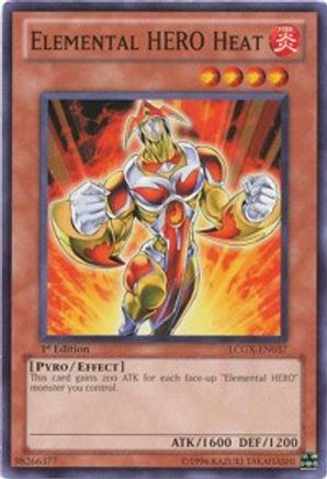 Elemental HERO Heat (LCGX-EN037) - Legendary Collection 2 1st Edition