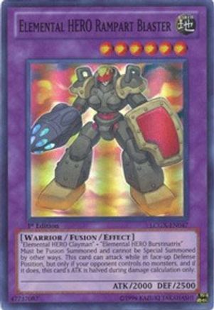 Elemental HERO Rampart Blaster (LCGX-EN047) - Legendary Collection 2 1st Edition