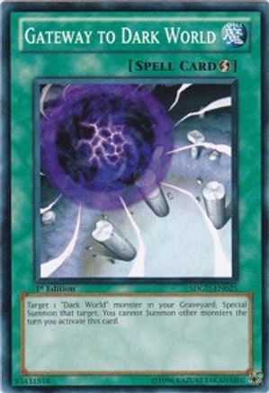 Gateway to Dark World (SDGU-EN025) - Structure Deck: Gates of the Underworld 1st Edition