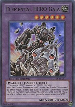 Elemental HERO Gaia (CT08-EN011) - 2011 Collectors Tins Limited