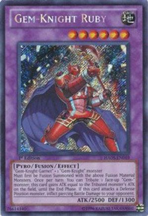 Gem-Knight Ruby (HA05-EN019) - Hidden Arsenal 5: Steelswarm Invasion 1st Edition
