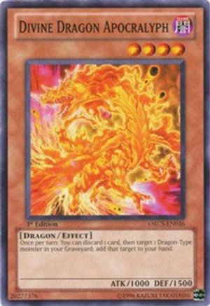Divine Dragon Apocralyph (ORCS-EN036) - Order of Chaos 1st Edition