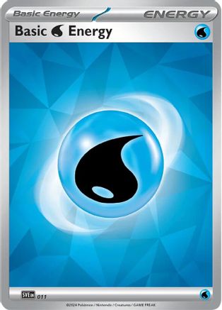 Basic Water Energy - 011 11 - SVE Scarlet & Violet Energies