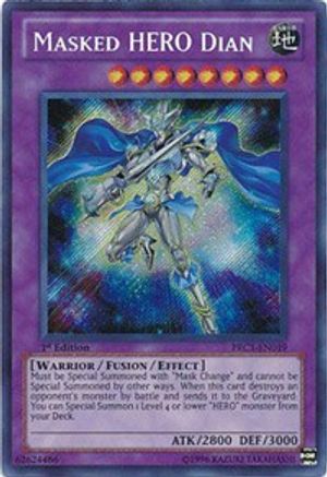 Masked HERO Dian (PRC1-EN019) - 2012 Premium Collection Tin 1st Edition