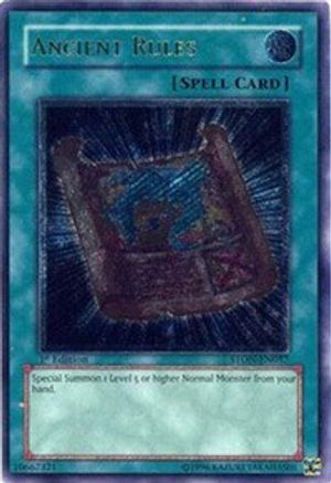 Ancient Rules (UTR) (STON-EN037) - Strike of Neos Unlimited