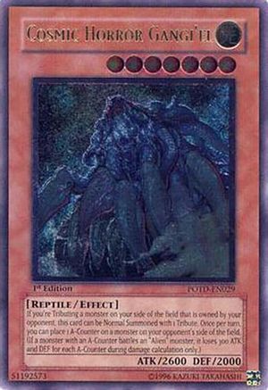 Cosmic Horror Gangi'el (UTR) (POTD-EN029) - Power of the Duelist 1st Edition