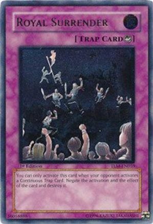 Royal Surrender (UTR) (TLM-EN059) - The Lost Millennium 1st Edition