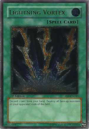 Lightning Vortex (UTR) (FET-EN040) - Flaming Eternity 1st Edition
