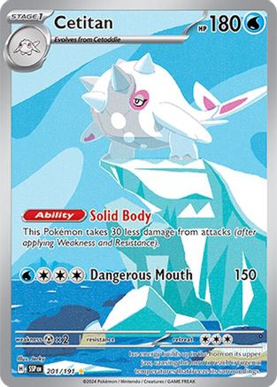 Cetitan - 201/191 201 - SV08 Surging Sparks Holofoil