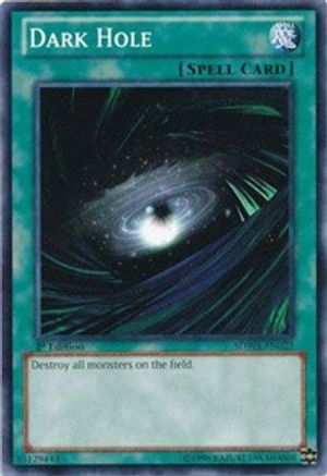 Dark Hole (SDWA-EN023) - Structure Deck: Samurai Warlords 1st Edition