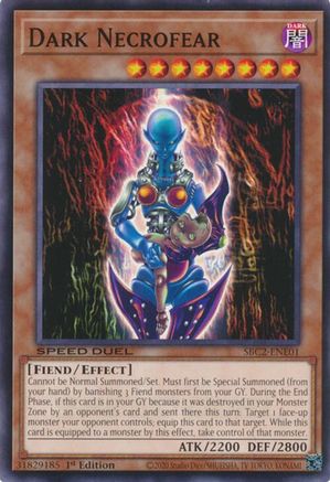 Dark Necrofear (SBC2-ENE01) - Speed Duel: Battle City Finals 1st Edition