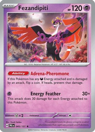 Fezandipiti 45 - SV Prismatic Evolutions Holofoil