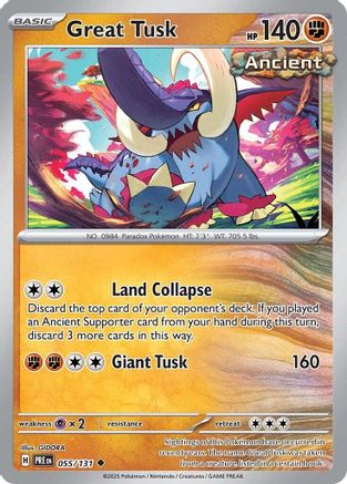Great Tusk 55 - SV Prismatic Evolutions