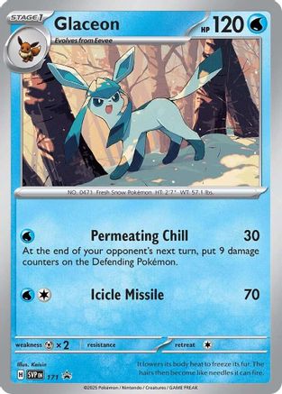 Glaceon - 171 (Cosmos Holo) 171 - SV Scarlet & Violet Promo Cards Holofoil
