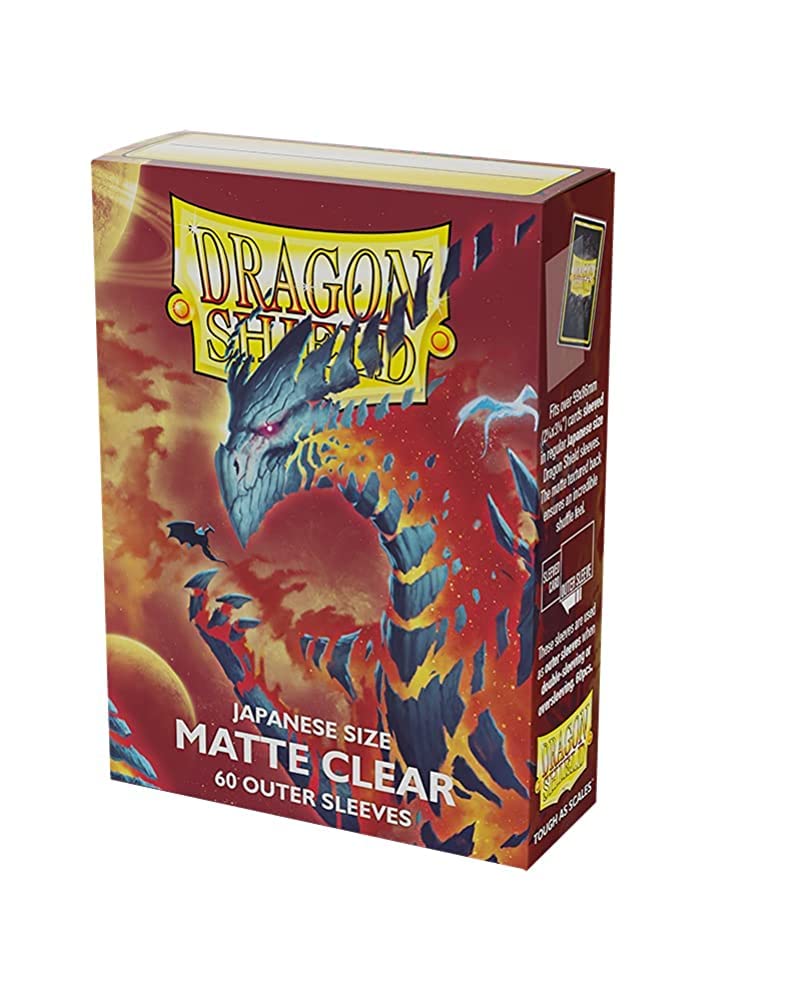 Dragon Shield Japanese Matte Clear Sleeves 60ct
