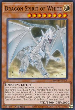 Dragon Spirit of White - SDWD-EN008 - Structure Deck: Blue-Eyes White Destiny Unlimited