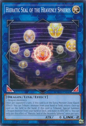 Hieratic Seal of the Heavenly Spheres - SDWD-EN040 - Structure Deck: Blue-Eyes White Destiny Unlimited