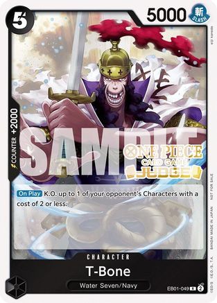 T-Bone (Judge Pack Vol. 5) (EB01-049) - One Piece Promotion Cards
