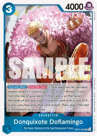 Donquixote Doflamingo (Judge Pack Vol. 5) (OP07-048) - One Piece Promotion Cards