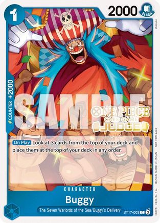 Buggy (Judge Pack Vol. 5) (ST17-003) - One Piece Promotion Cards