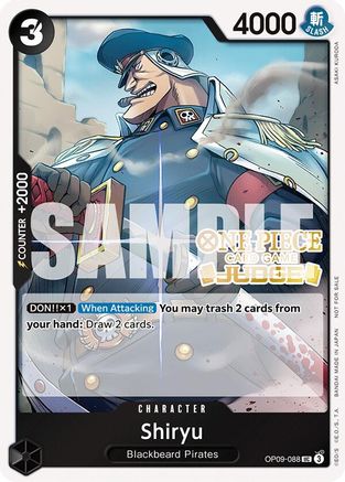 Shiryu (Judge Pack Vol. 5) (OP09-088) - One Piece Promotion Cards