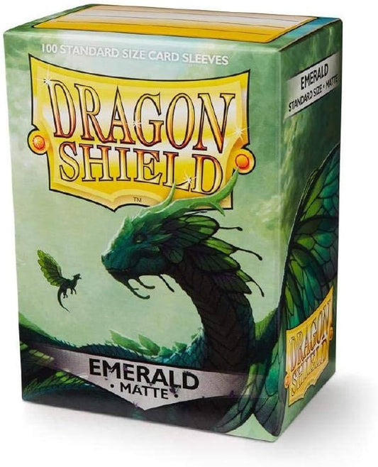 Dragon Shield Standard Size 100ct Sleeves Emerald