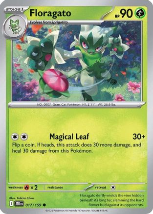 Floragato 17 - SV09 Journey Together Reverse Holofoil