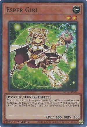 Esper Girl (RA04-EN006) - Quarter Century Stampede 1st Edition