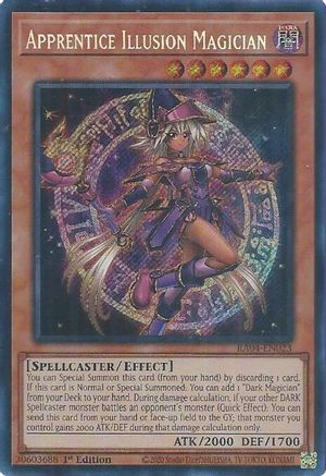 Apprentice Illusion Magician (Secret Rare) (RA04-EN023) - Quarter Century Stampede 1st Edition