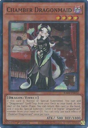 Chamber Dragonmaid (RA04-EN032) - Quarter Century Stampede 1st Edition