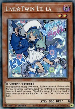 LiveTwin Lil-la (PCR) (RA04-EN036) - Quarter Century Stampede 1st Edition