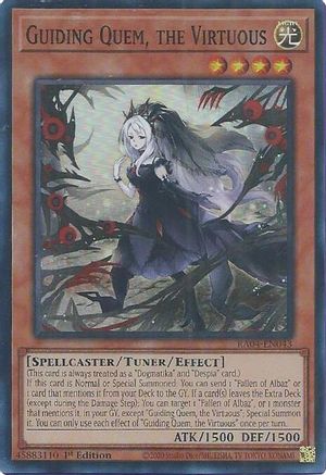 Guiding Quem, the Virtuous (RA04-EN043) - Quarter Century Stampede 1st Edition