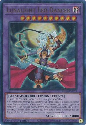 Lunalight Leo Dancer (UR) (RA04-EN053) - Quarter Century Stampede 1st Edition