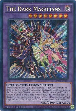 The Dark Magicians (Secret Rare) (RA04-EN054) - Quarter Century Stampede 1st Edition