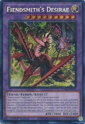 Fiendsmith's Desirae (Secret Rare) (RA04-EN056) - Quarter Century Stampede 1st Edition
