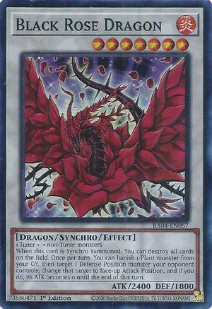 Black Rose Dragon (RA04-EN057) - Quarter Century Stampede 1st Edition