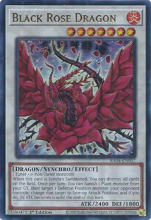 Black Rose Dragon (UR) (RA04-EN057) - Quarter Century Stampede 1st Edition