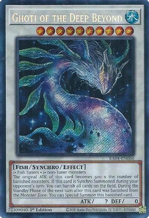 Ghoti of the Deep Beyond (Secret Rare) (RA04-EN060) - Quarter Century Stampede 1st Edition