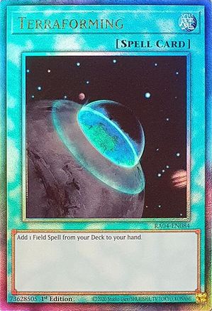 Terraforming (PUR) (RA04-EN084) - Quarter Century Stampede 1st Edition