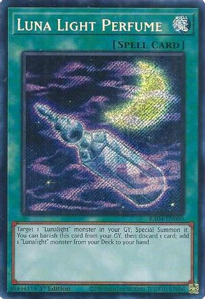 Luna Light Perfume (Secret Rare) (RA04-EN090) - Quarter Century Stampede 1st Edition