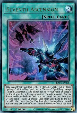 Seventh Ascension (PUR) (RA04-EN098) - Quarter Century Stampede 1st Edition