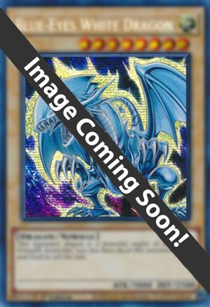 Blue-Eyes White Dragon (7th Art) (Quarter Century Secret Rare) (RA04-EN108) - Quarter Century Stampede 1st Edition