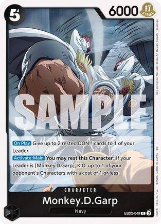 Monkey.D.Garp (EB02-049) - Extra Booster: Anime 25th Collection