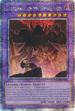 Fallen Angel of the Golden Land (Quarter Century Secret Rare) (ALIN-EN036) - Alliance Insight