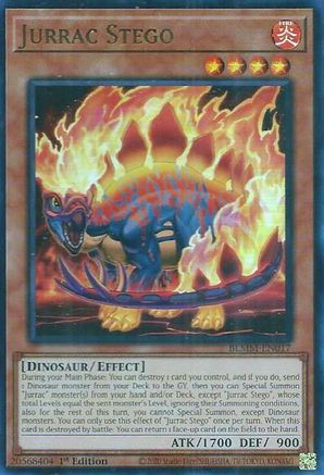 Jurrac Stego (BLMM-EN017) - Battles of Legend: Monster Mayhem 1st Edition