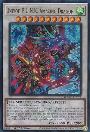 Ukiyoe-P.U.N.K. Amazing Dragon (BLMM-EN077) - Battles of Legend: Monster Mayhem 1st Edition