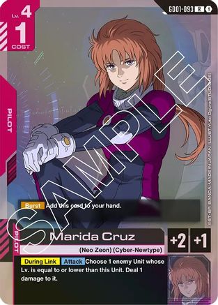 Marida Cruz - GD01-093 - Newtype Rising Holofoil